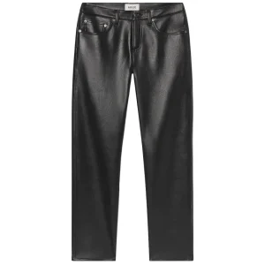 AGOLDE JEANS LOW RISE SLIM RECYCLED LEATHER