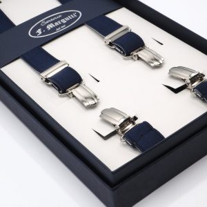Bretelle thin blu eleganti