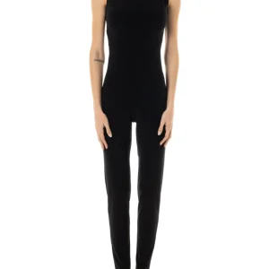 NORMA KAMALI TARA SHIRRED FRONT CATSUIT