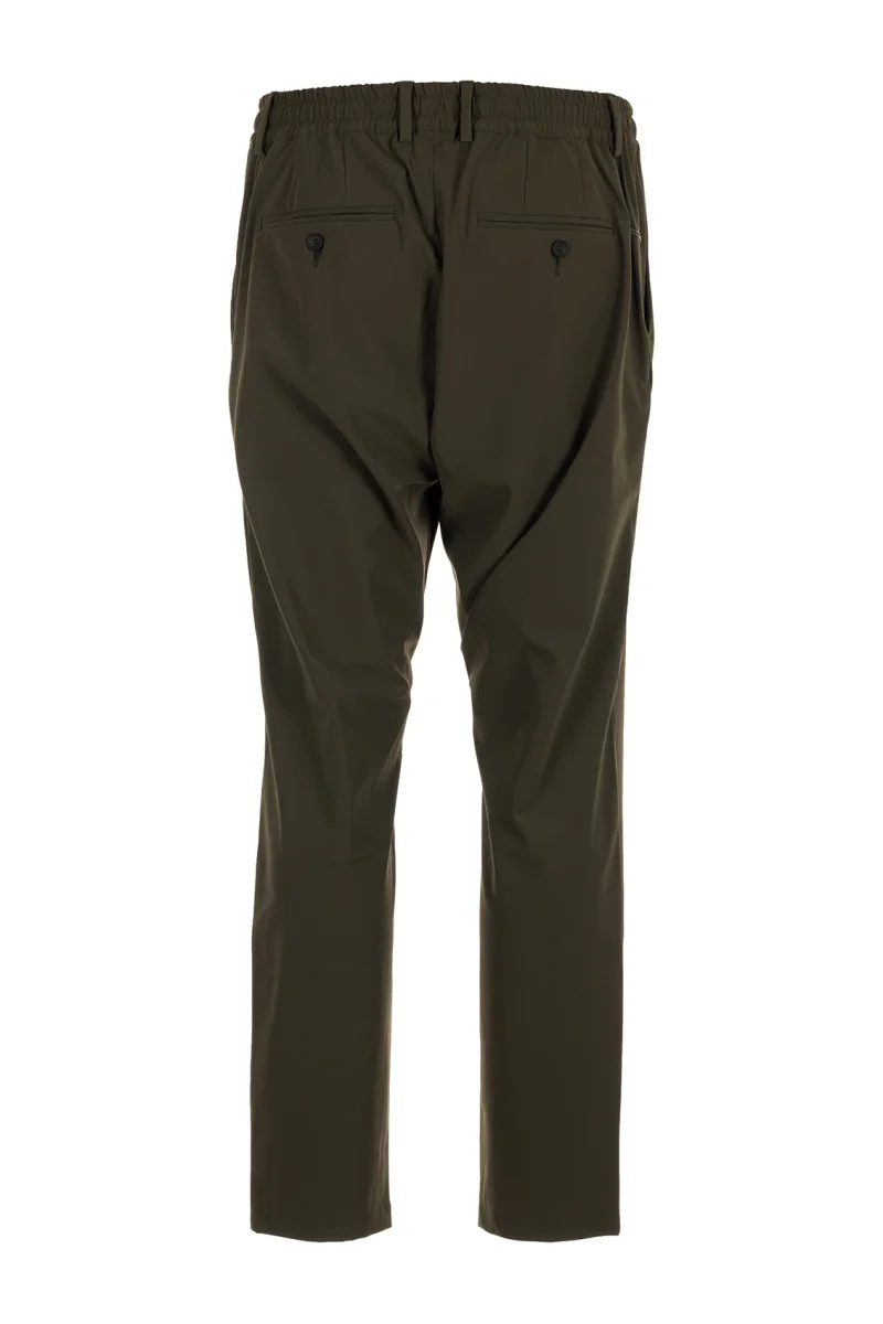 CRUNA SINGLE PLEAT SLIM TAPERED FIT WITH ELASTIC WAISTBAND AND DRAWSTRING - immagine 6